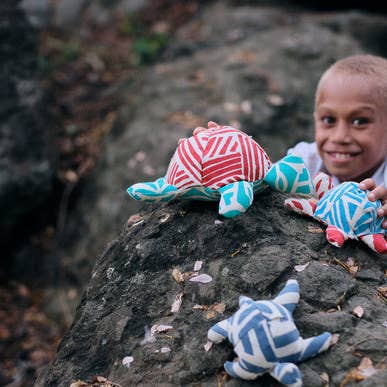 Rise Beyond the Reef - Wholesale Stuffed/Plush Toy - Kids & Baby - Handsewn Koro Print Turtles13