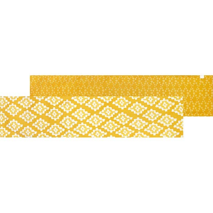 Global Mamas - Wholesale Table Runner - Table Runner-Short: Ikat - Gold-Organic3