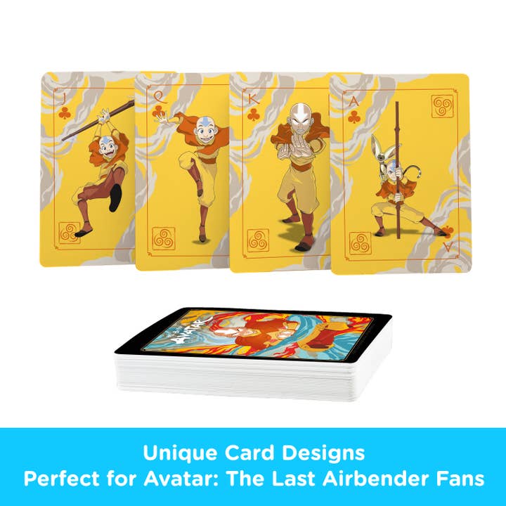AQUARIUS, GAMAGO, ICUP, & ROCK SAWS by NMR Brands - Wholesale Playing Cards - Avatar The Last Airbender Playing Cards