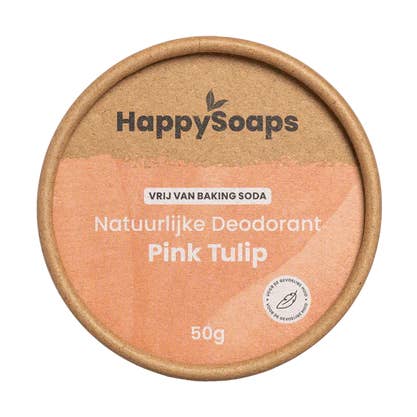 Natural Deodorant - Pink Tulip for wholesale by HappySoaps