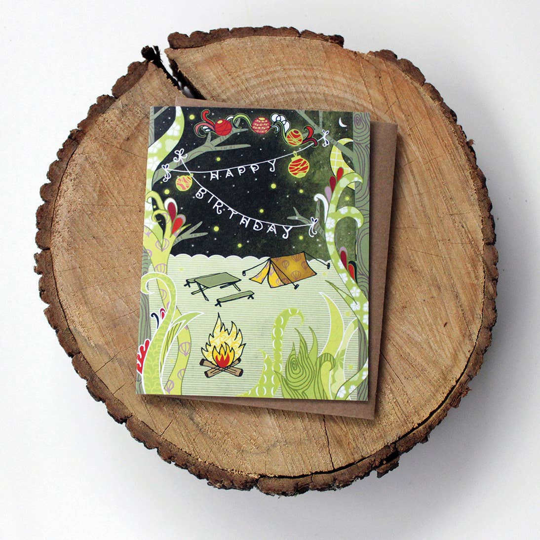 Cynla - Wholesale Birthday Card - Camping Birthday Card