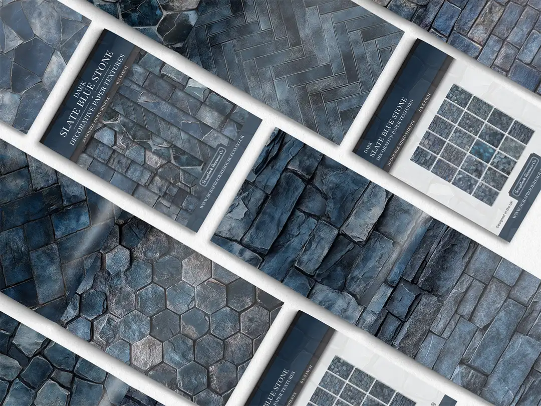 Scrapbook Resource Co - Wholesale Scrapbook - Dark Slate Blue Stone1