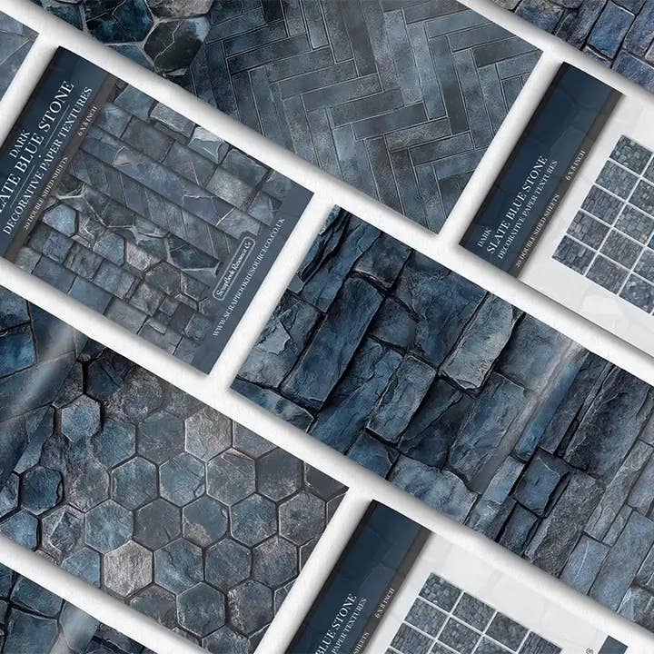 Scrapbook Resource Co – wholesale Scrapbook – Dark Slate Blue Stone1