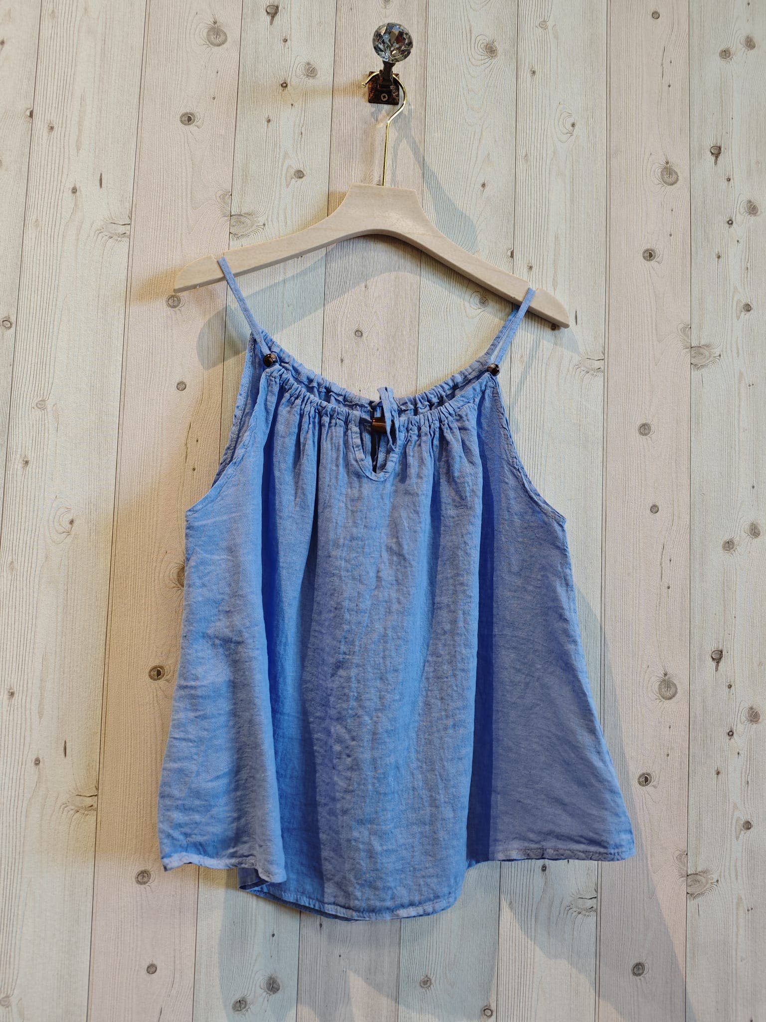 Linen & More - Wholesale Blouse - Women's - REF 18039 100% LINEN TANK TOP5