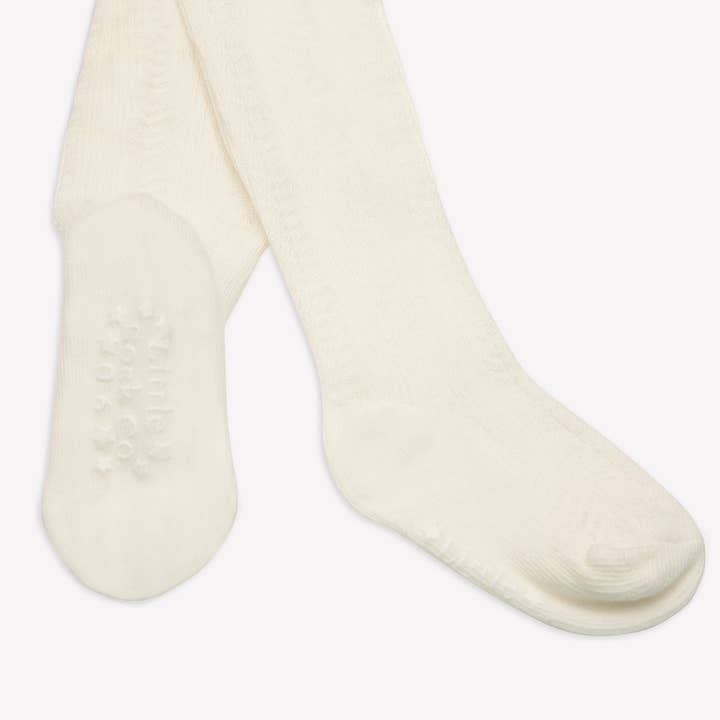 The Little Sock Company - Venta al por mayor Medias - Niños - Medias antideslizantes supersuaves tejidas en color crema, para niños de 6 meses a 3 años