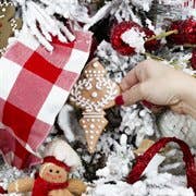 Kurated Korner - Vendita all'ingrosso Set di decorazioni  - Set di 12 Decorazioni Pan di Zenzero AuldHome Design12