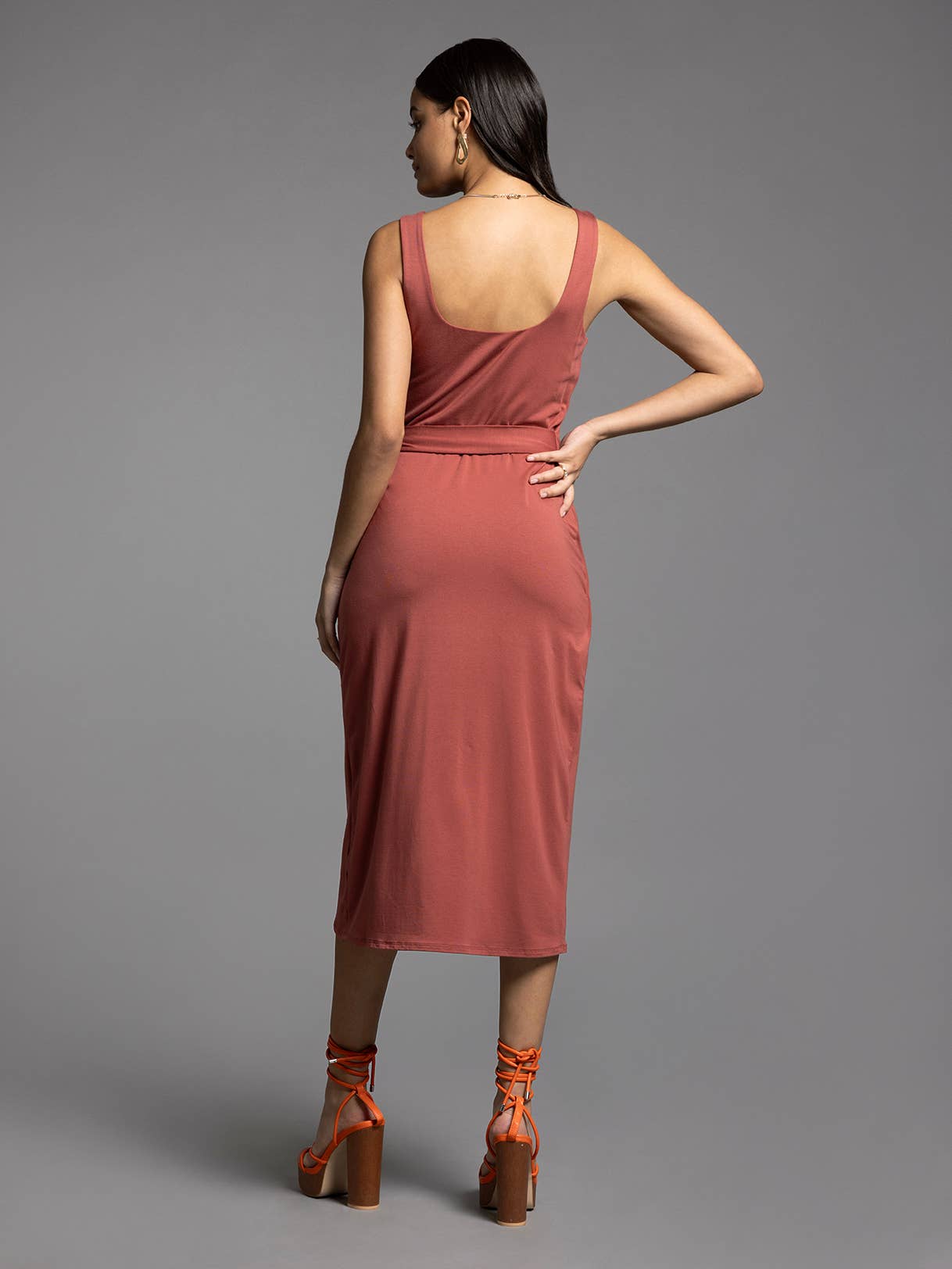 Weekend Los Angeles - Wholesale Dress - Women's - Ties Waist Wrap Dress - AUBRIELLE DRESS11