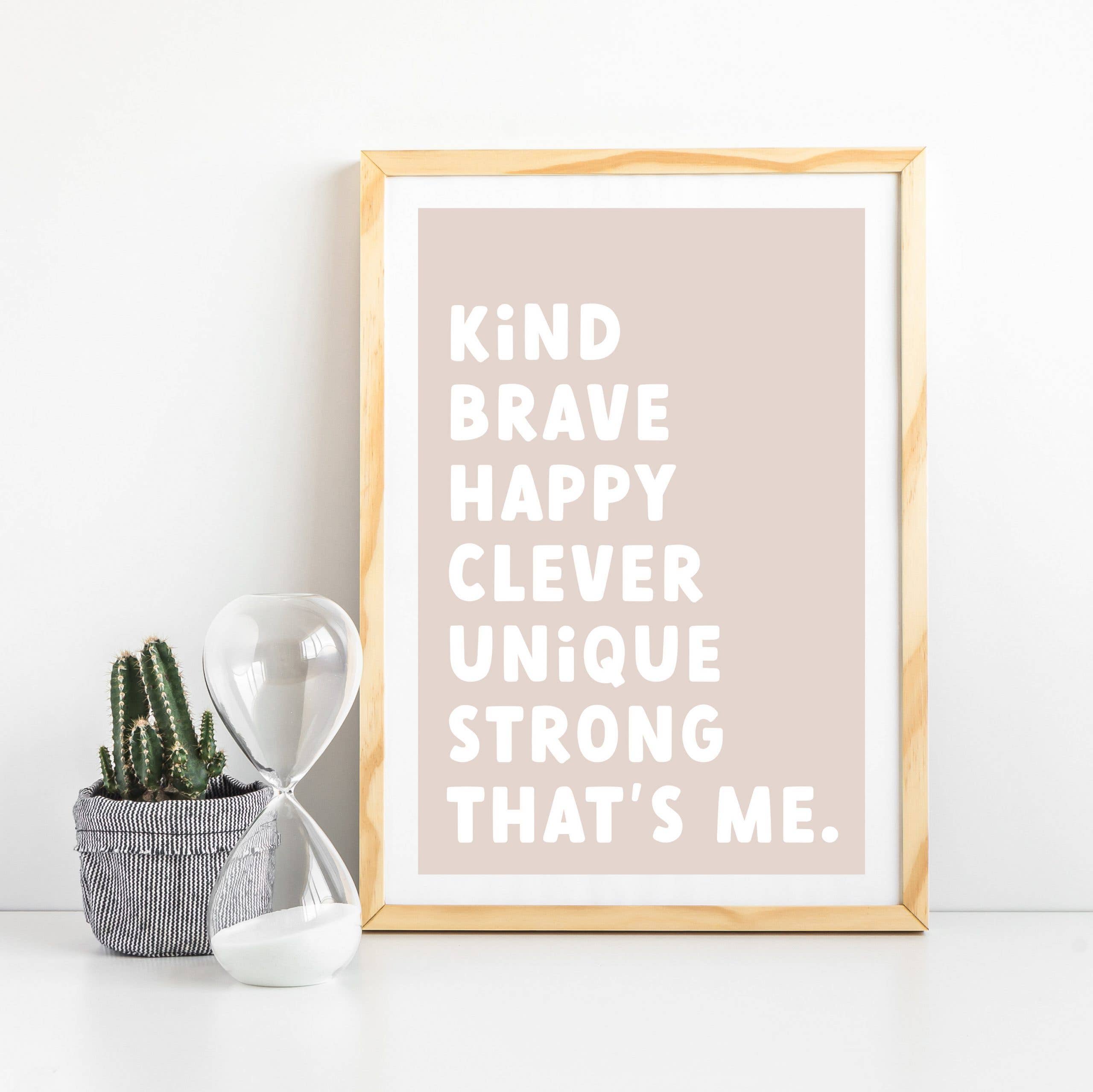 Word Up Creative - Wholesale Art Print - Kids & Baby - Kids Positive Affirmation Print5