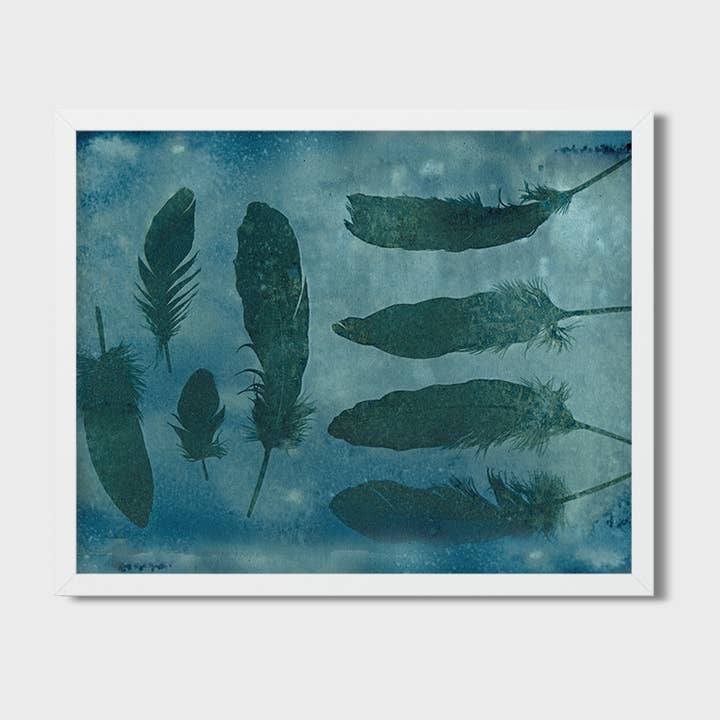 Fjer • Kunsttryk for engroshandel hos Salty INKS