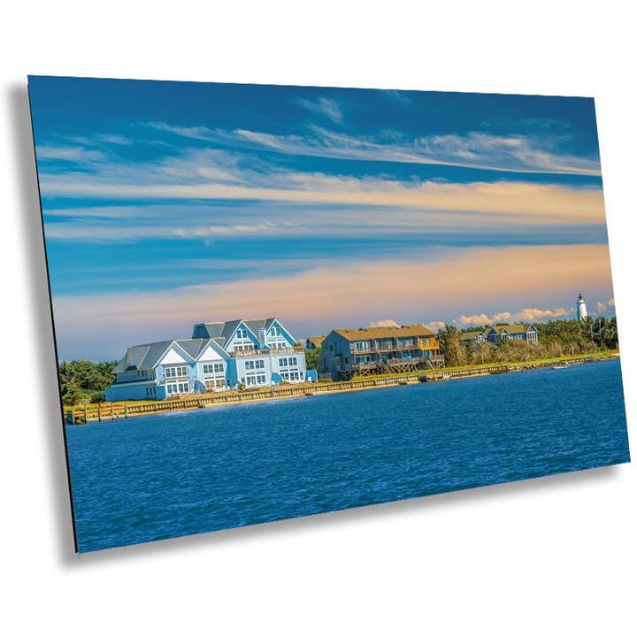 Outer Banks Wall Art – Ocracoke Island Print | Coastal Canvas Decor & Lighthouse Metal for wholesale by Images By Cheri