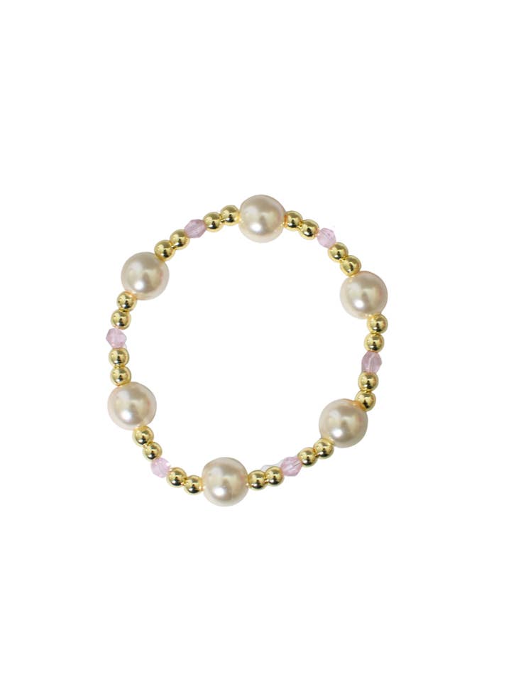 La Lanie - Rose pour la vente par Coco's Beads and Co
