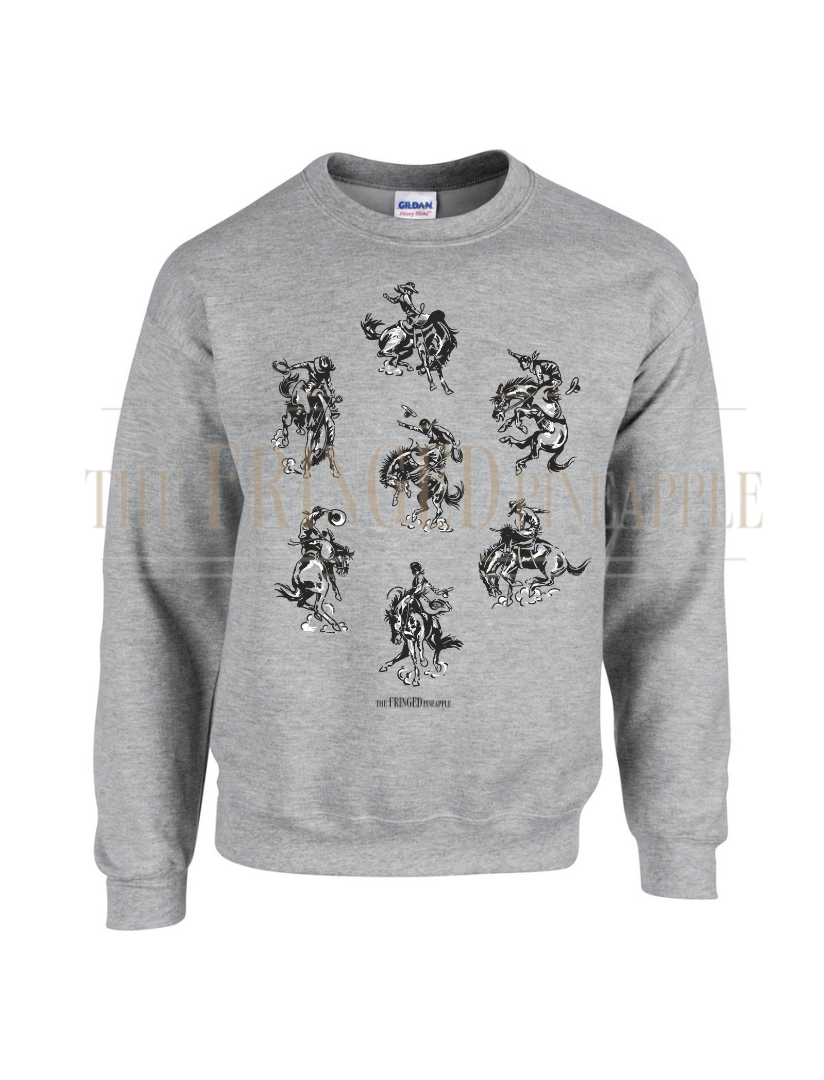 The Fringed Pineapple - Venta al por mayor Sudadera - Unisex - Sudadera Rowdy Rodeo2