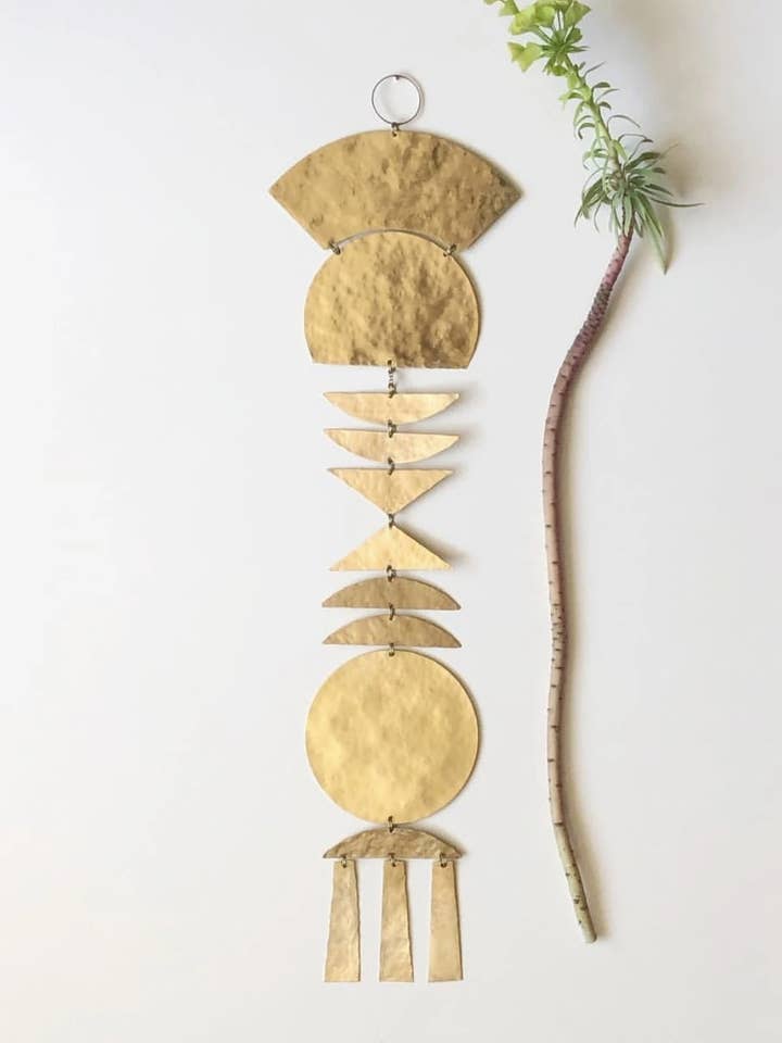 Imari Artisan-Crafted Brass Mobile for wholesale by Vida + Luz