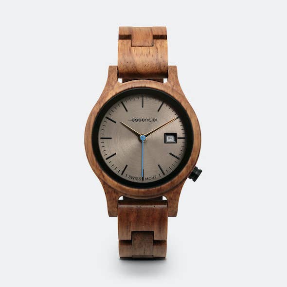 Damklocka Chestnut valnöt trä för wholesale av Essenciel