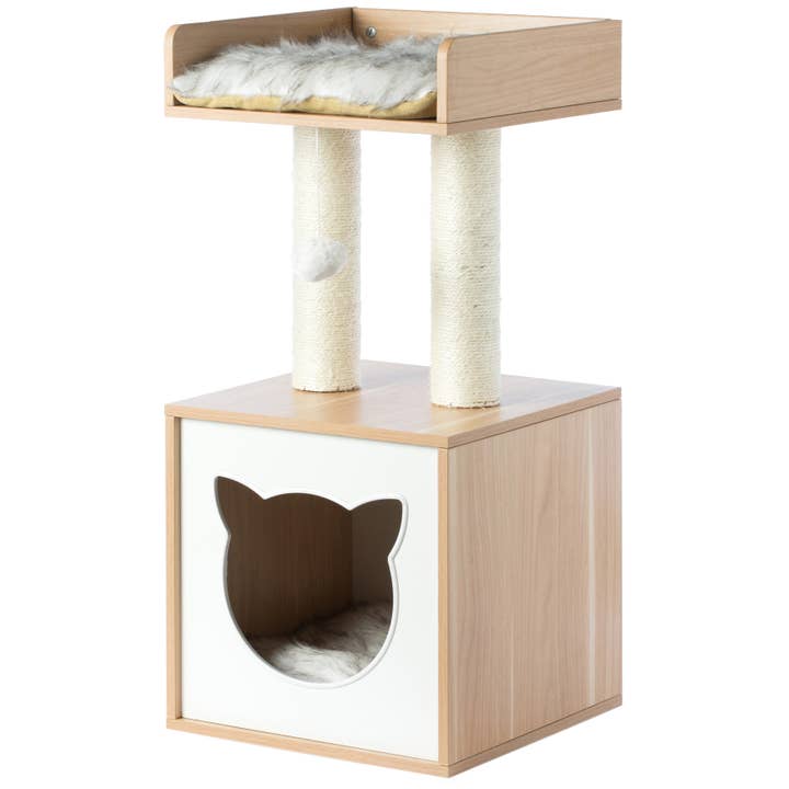 Quickway Imports - Vendita all'ingrosso Tiragraffi - Gatti - Piattaforma cubo per gatti, tiragraffi