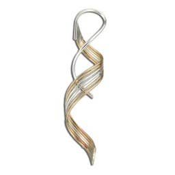 6 Strand Spiral Twist Earring for wholesale by Mark Steel Jewelry
