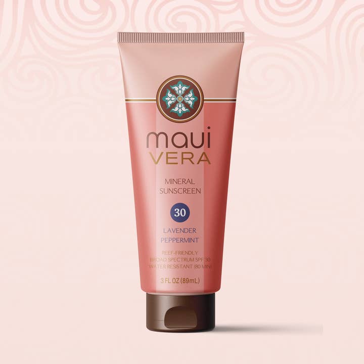 SPF 30 MINERAL SUNSCREEN - SCENTED for wholesale by MAUI VERA INC.