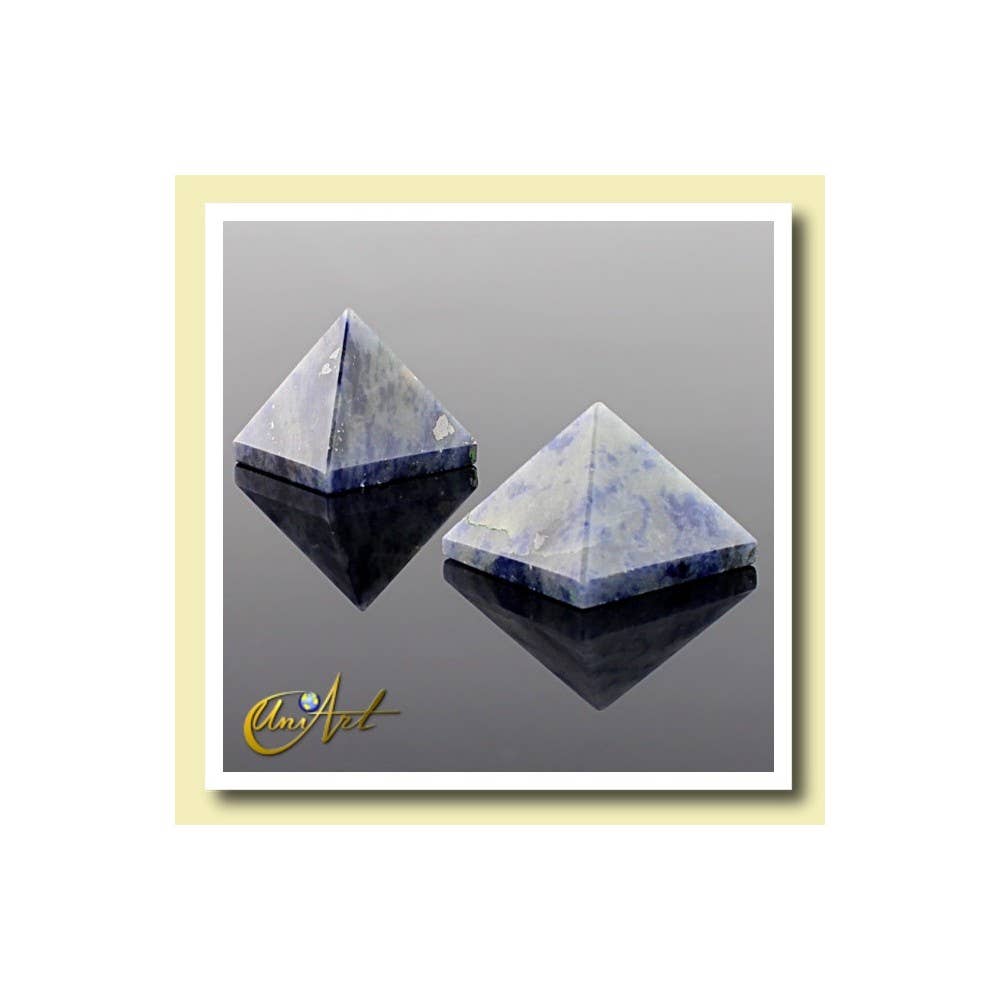 UniArt - Wholesale Spiritual Stone/Crystal - 1.5 Cm Pyramid of Minerals1