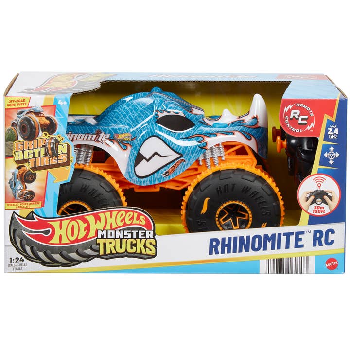 Variety Distributors - Wholesale Toy Set - Kids - Hot Wheels Rhinomite RC Monster Truck