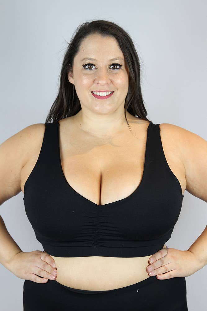 wholesale plus size sports bra