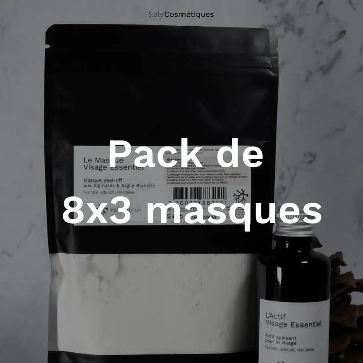 Den Vigtige Maske - Pakke med 8 x 3 Masker for engroshandel hos Saly Cosmétiques