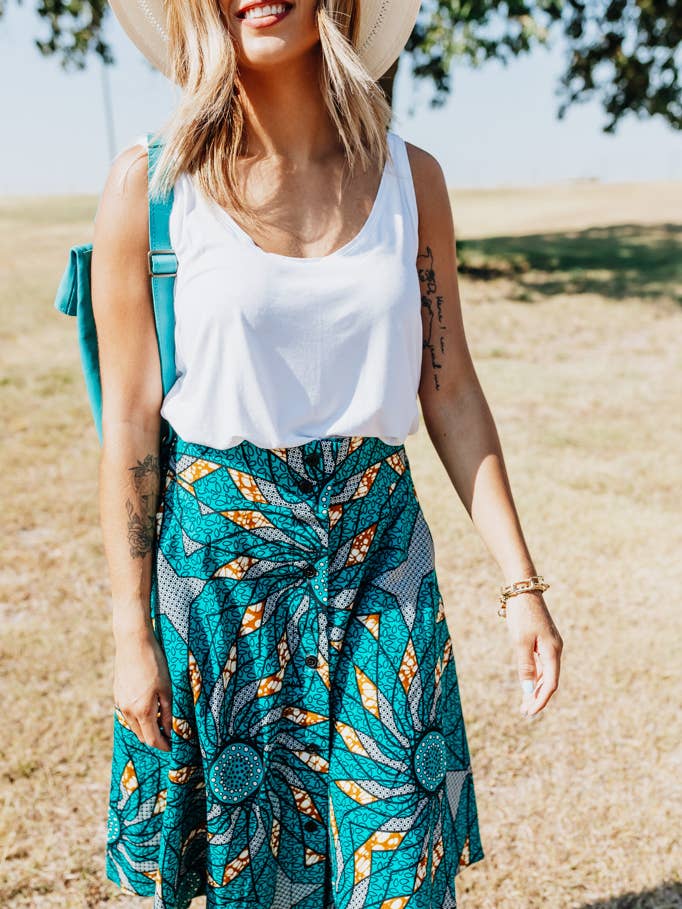 Perseverance Skirt for wholesale by Crowned Free