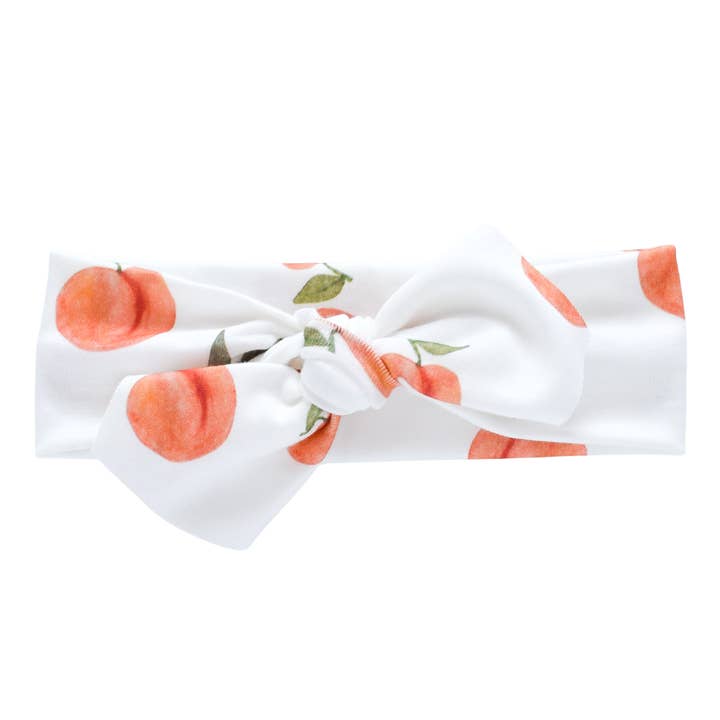 Envolturas orgánicas anudadas para la cabeza - melocotones para venta al por mayor de Jennifer Ann