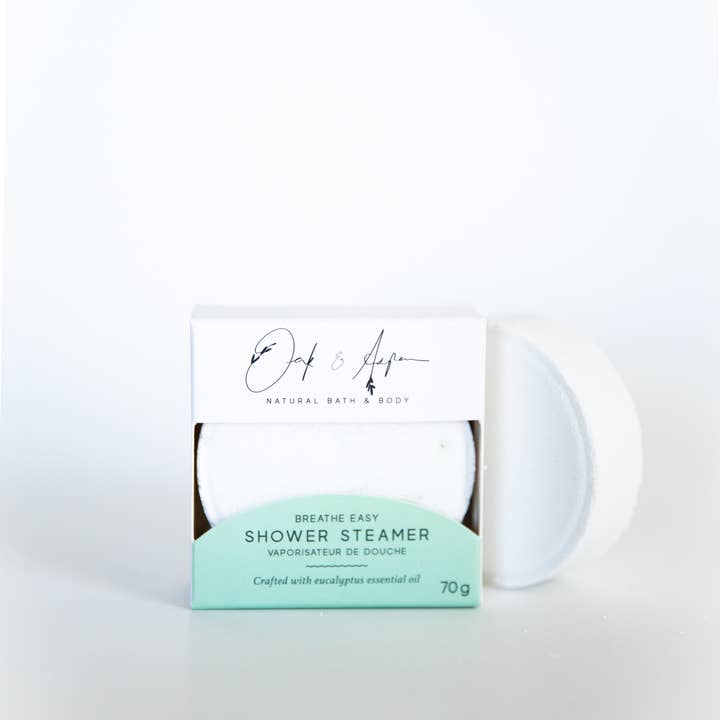 Oak & Aspen Soapery - Wholesale Shower Steamer/Bomb - Individual Shower Steamer: Breathe Easy