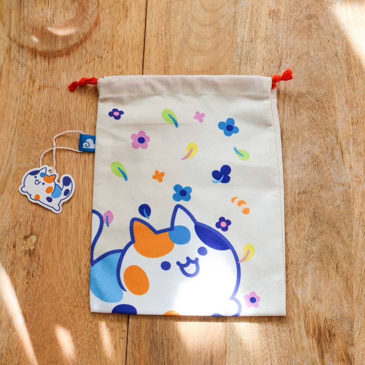 Thousand Skies - Wholesale Pouch - Women's - Drawstring Pouch Bag - Floral Calico