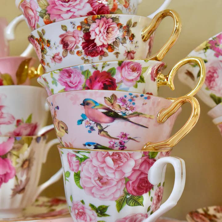 All Little Cute Things - Wholesale Tea Set - Mismatched teacups for Tea party, Catering, Event Planner
