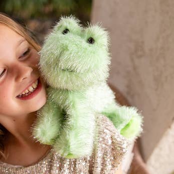 Shimmers Frog Plush 8"-10"H for wholesale by Beverly Hills Teddy Bear Company