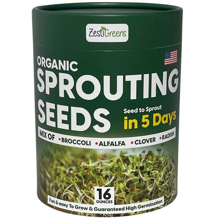Mixed Sprouting Seeds Organic for wholesale by ZestiGreens
