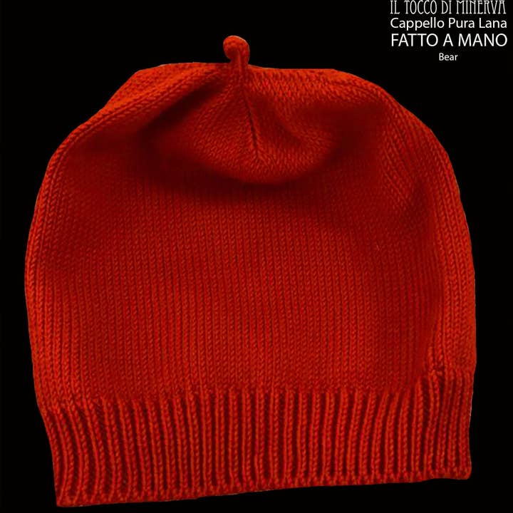 Unisex child hat pure wool - Handmade for wholesale by Il Tocco di Minerva