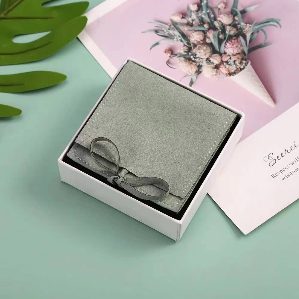 ZaraJewellery – Suporte de joias e exposição por atacado – Bolsa Premium para Joias em Microfibra – Saco de Presente Macio com Cordão5