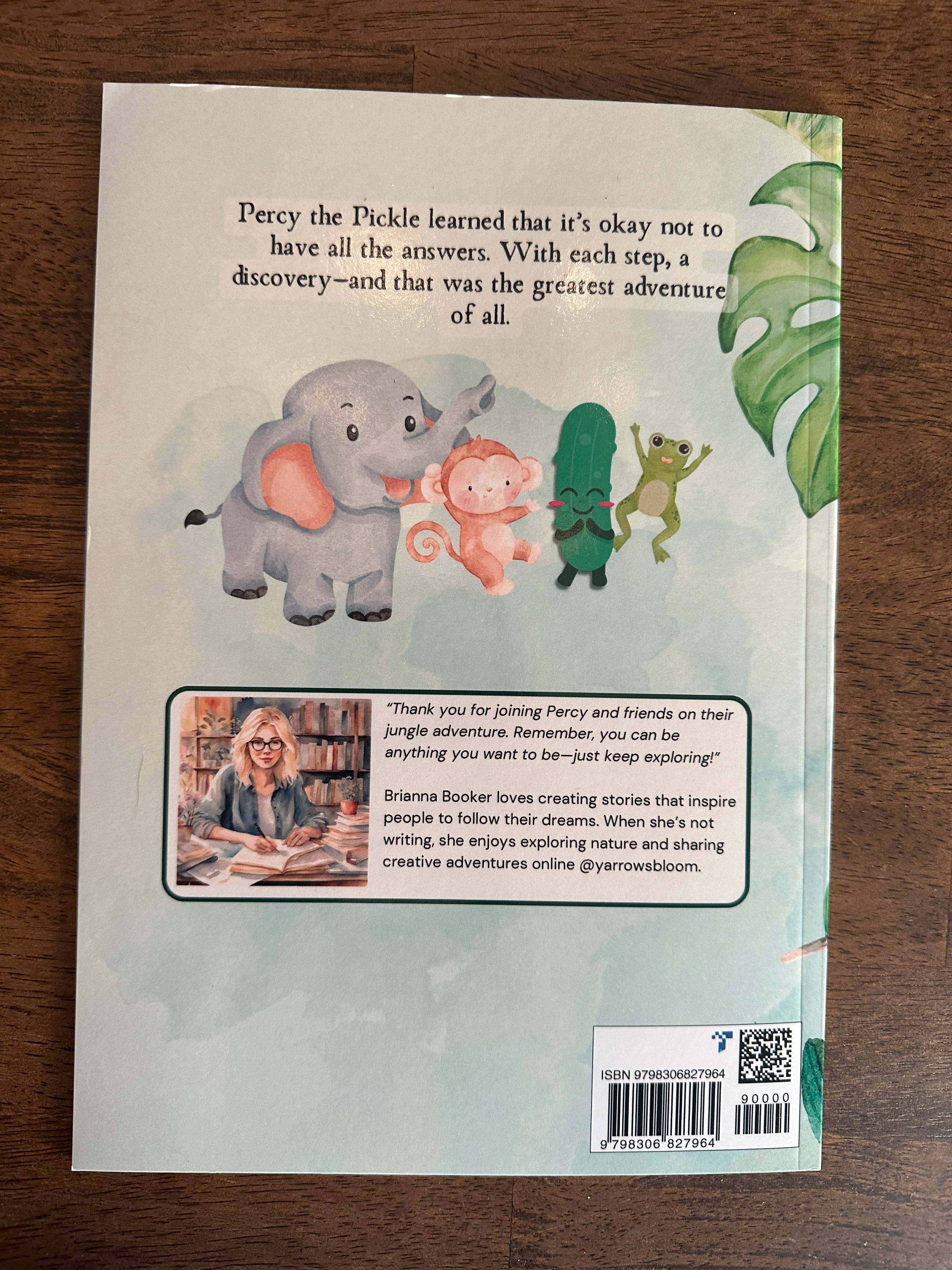 Yarrows Bloom - Wholesale Preschool Book (3-5) - Percy the Pickle’s Jungle Adventure - Children’s Book2