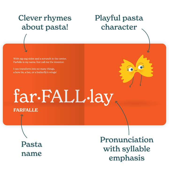 Chunky Deli - Wholesale Book - Kids - Little Book of Pasta