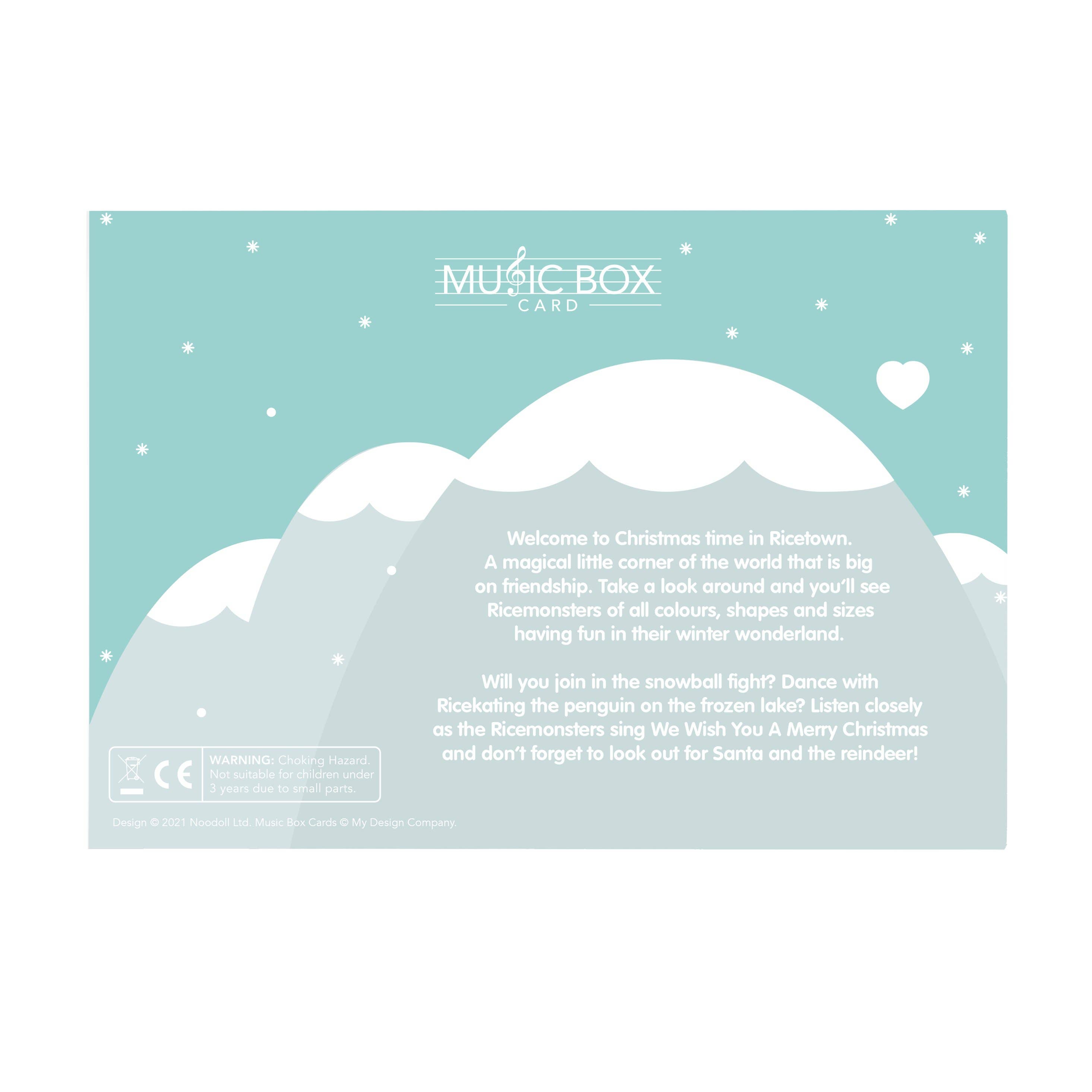 My Design Collections - Wholesale Christmas card - Noodoll Music Box Card3
