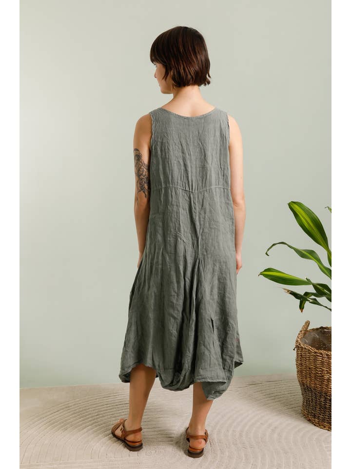 la maison des fibres naturelles - Wholesale Dress - Women's - DRESS 1633 100% linen