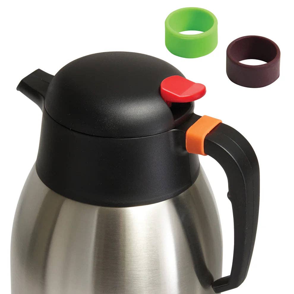 EcoQuality - Wholesale Carafe - CF-1.2 to CF-2.0, 1.2L-2L SS Lined Insulated Push Button Carafe1