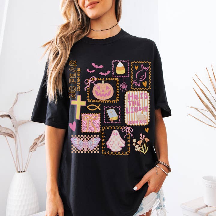 Christian Halloween T-Shirt, Faith, Cute Jesus Sweatshirt for wholesale by NVC Ecommerce LLC