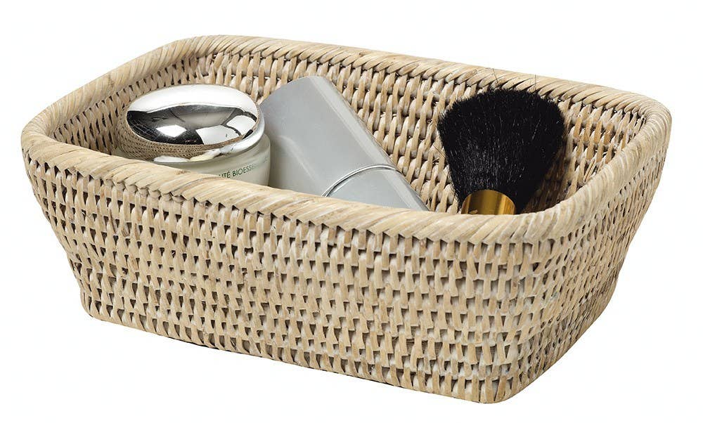 Pagan - Wholesale Mand - Royans kleine broodmand van wit gespoeld rotan0