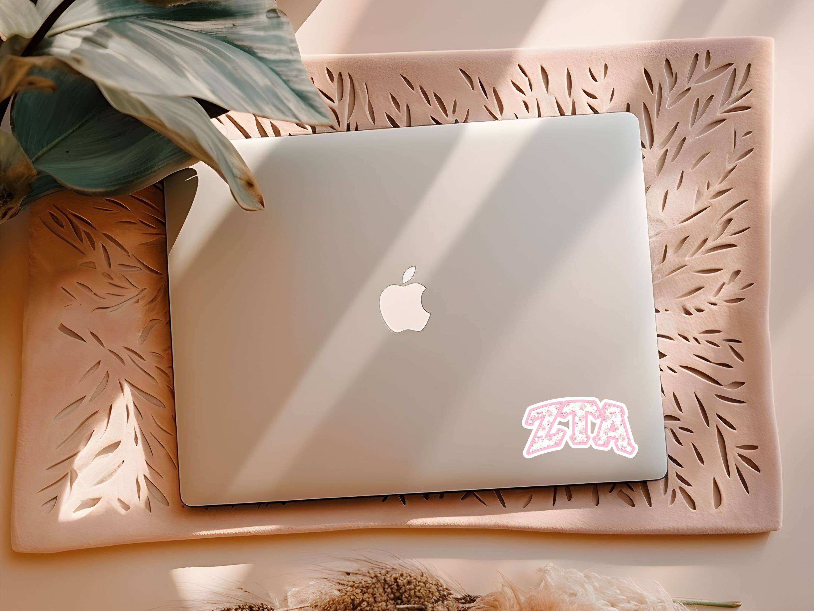 Aspen and Lark - Wholesale Sticker - Zeta Tau Alpha Sticker - Cottage Pink1