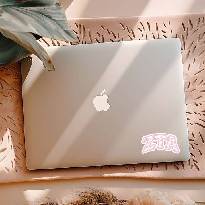 Aspen and Lark - Wholesale Sticker - Zeta Tau Alpha Sticker - Cottage Pink1