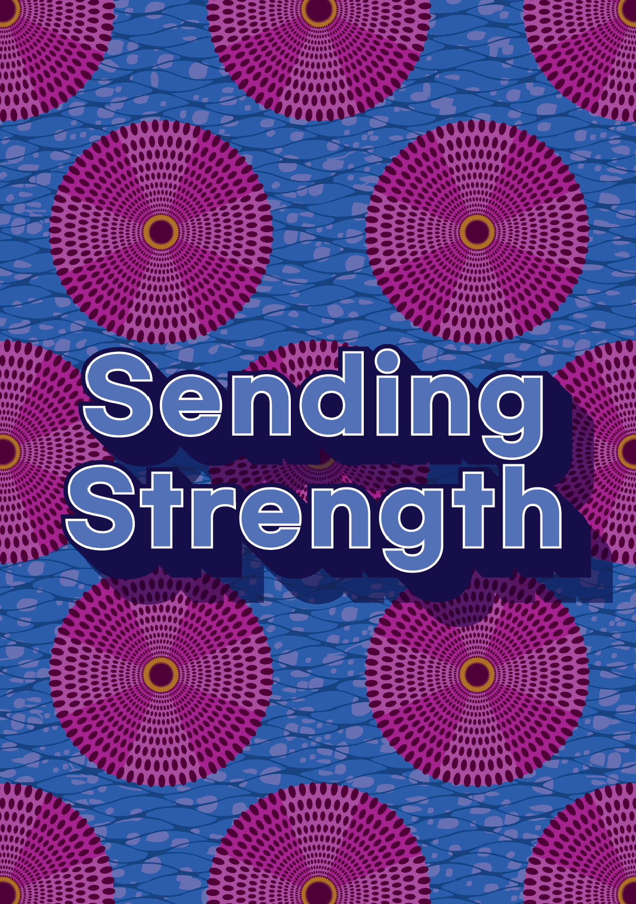 Shaven Raven Designs - Wholesale Everyday Greeting Card - Sending Strength - Greeting Card1