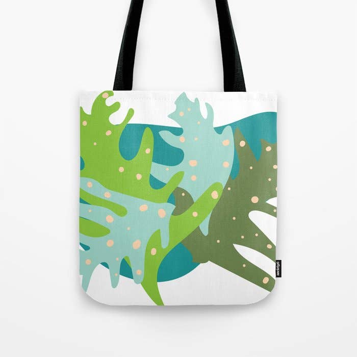 DANESSA - Wholesale Tote Bag - Women's - Tropical Plants Tote Bag4