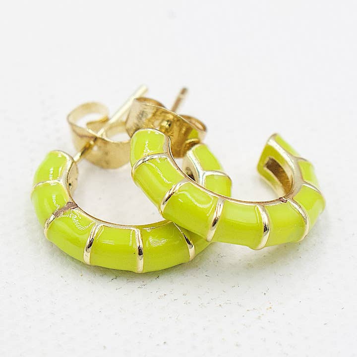 Colors Enamel Stud Earrings for wholesale by Cherie by Cherie