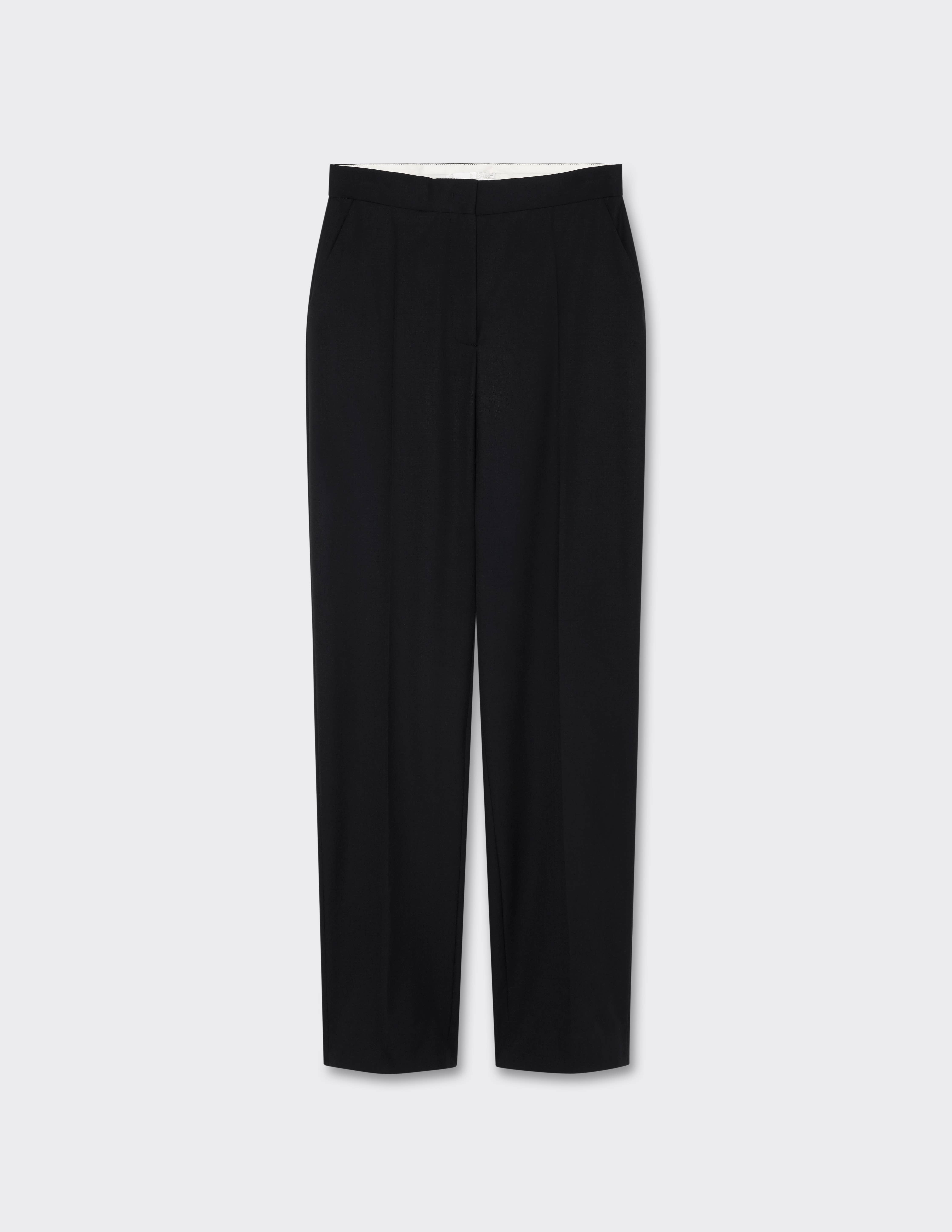 A  LINE - Wholesale Pants - Women's - Creased straight-leg wool trousers0