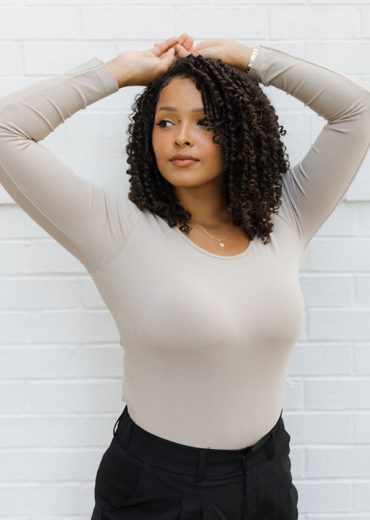 ELIETIAN - Vente Haut en maille – femme - Manches longues réversibles - Coupe incurvée30