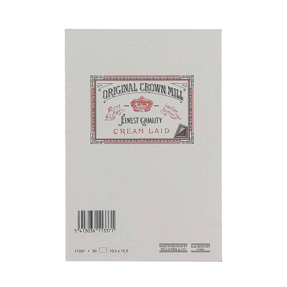Royal Posthumus – wholesale Stationery/notecard set – Crown Mill | 50 cards | vergé | 10.5 x 15.5 cm | 5 colors1