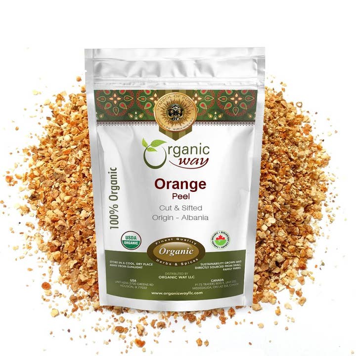 Organic Way LLC - Wholesale Dried/Dehydrated Fruit - Organic Orange Peel (Cut & Sifted)